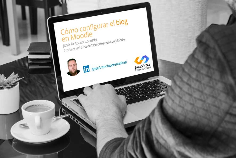 Cómo configurar el blog en Moodle